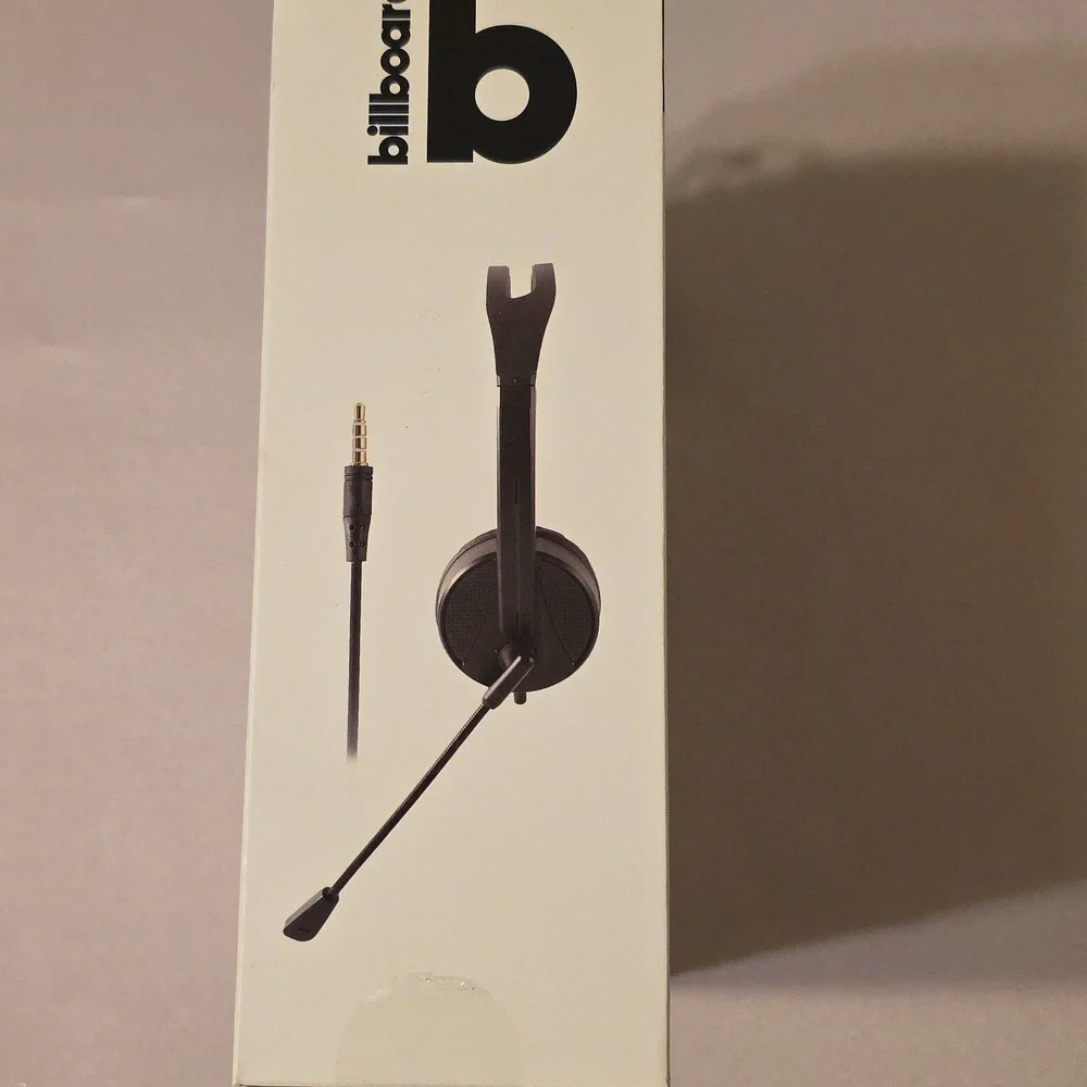 Billboard Black Teleconferencing Headset with Microphone
